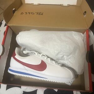 Nike Cortez forest gump White and Red Sneakers